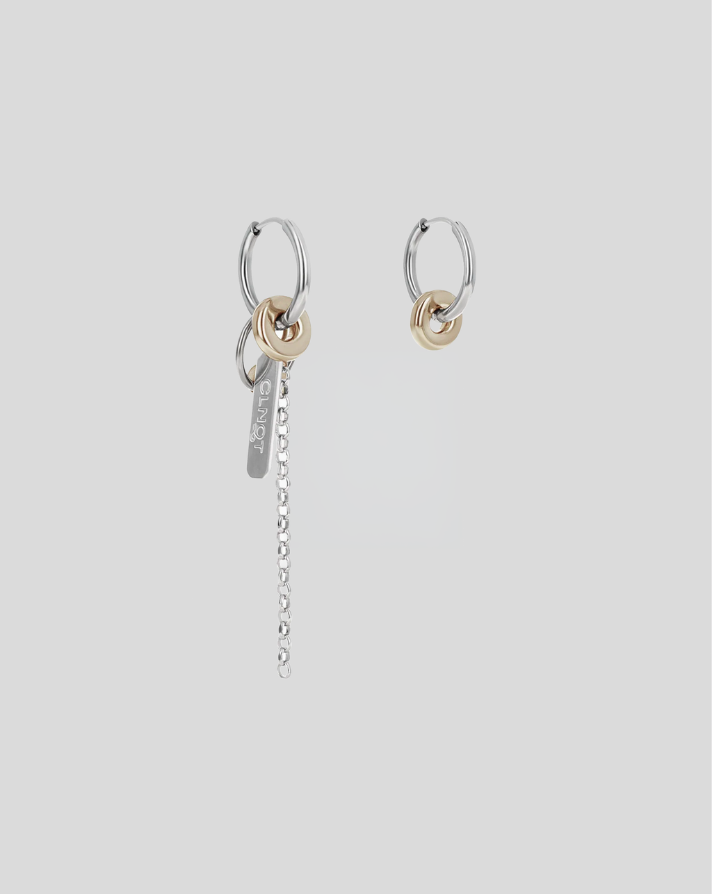 Kali earrings - Gold & Palladium