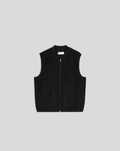 Zip Waistcoat - Black