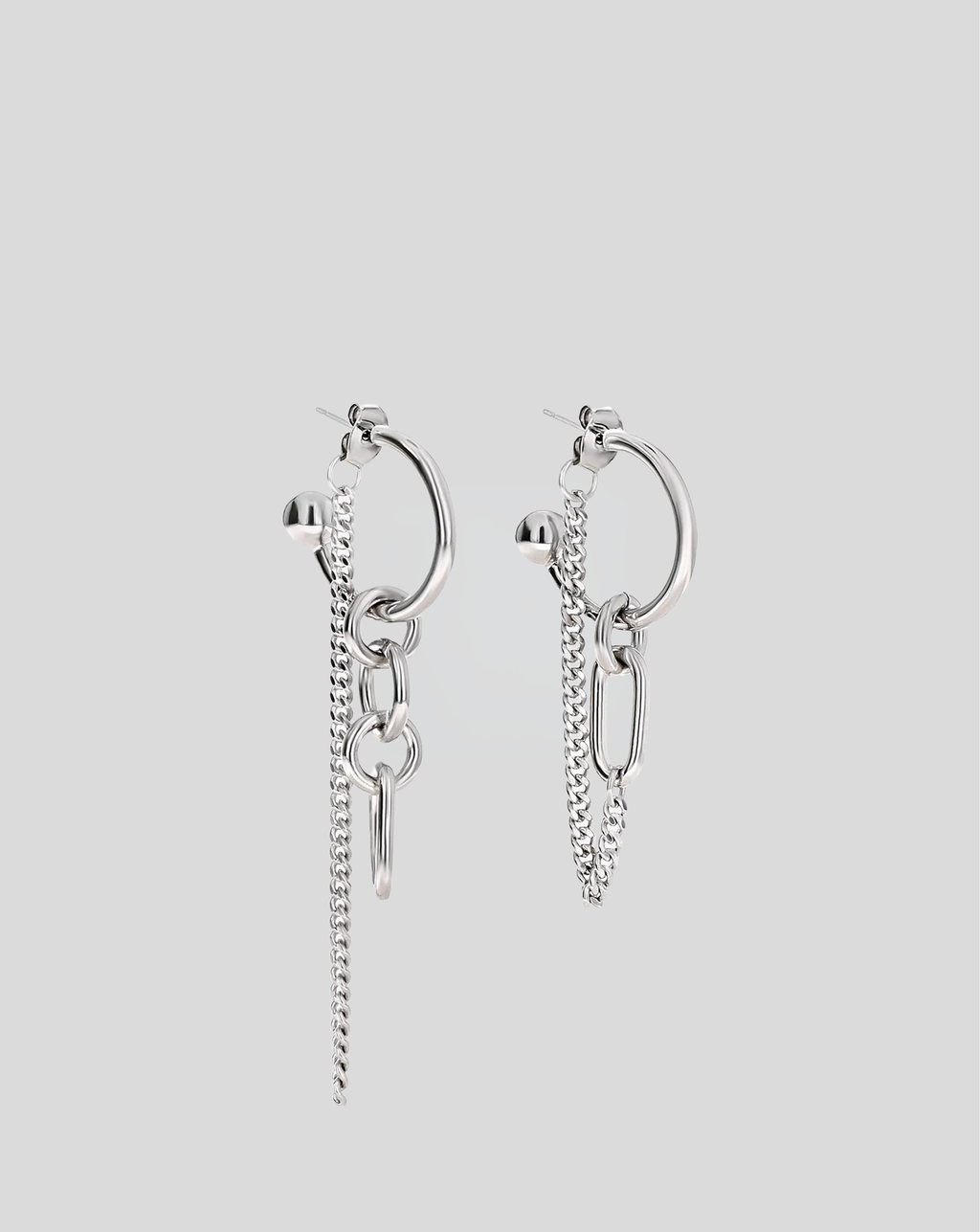 Allen earrings - Palladium