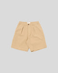 Pleated Track Short - Sand