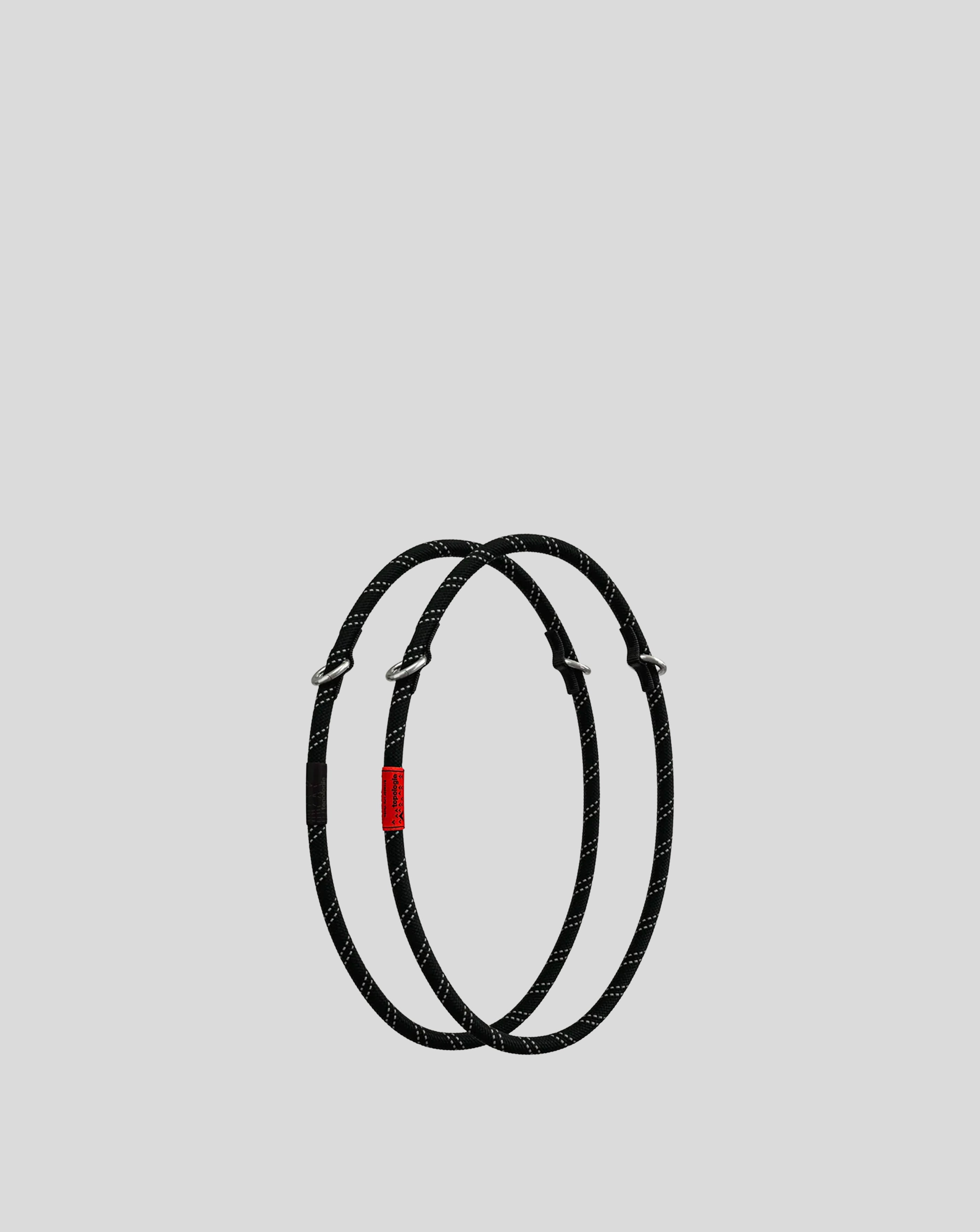 Straps loop 10mm - Black Reflective