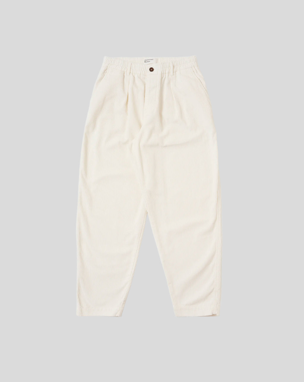 Pleated Track Pant - Ecru