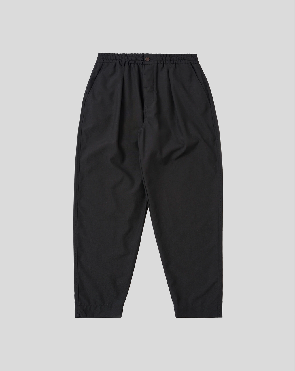 Pleated Track Pant - Black