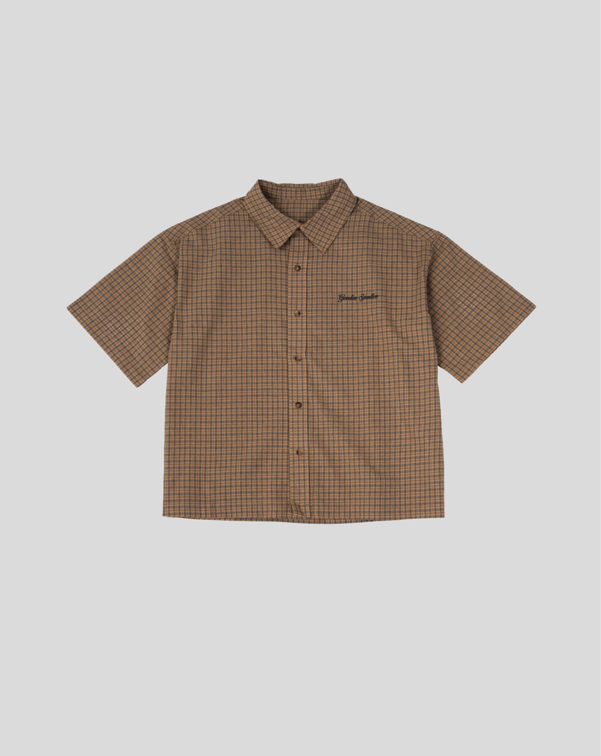 Moss boxy shirt - Caramel