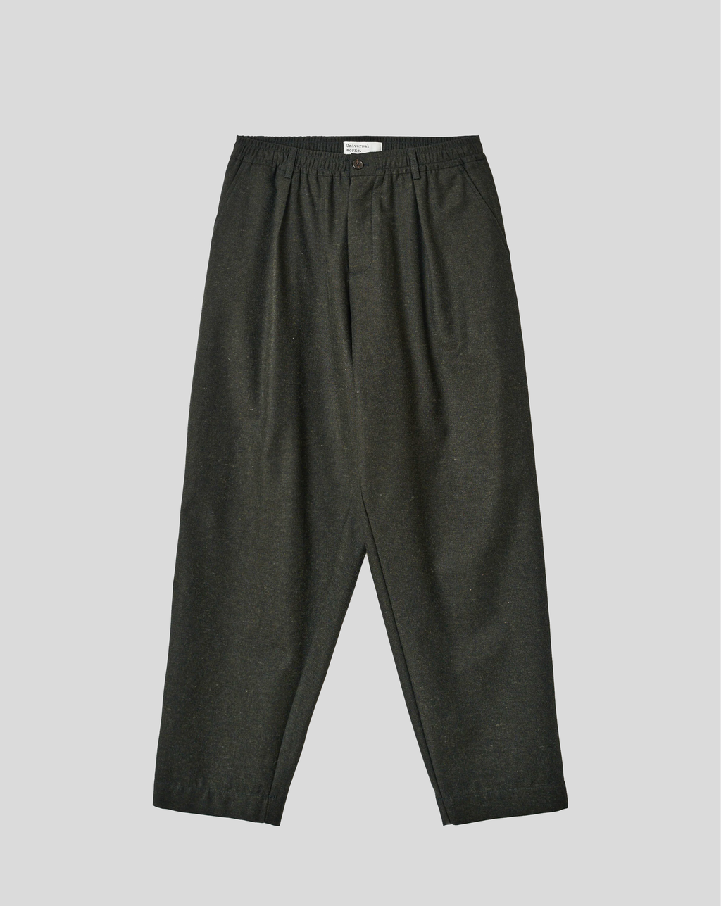 Pleated Track Brushed - Olive