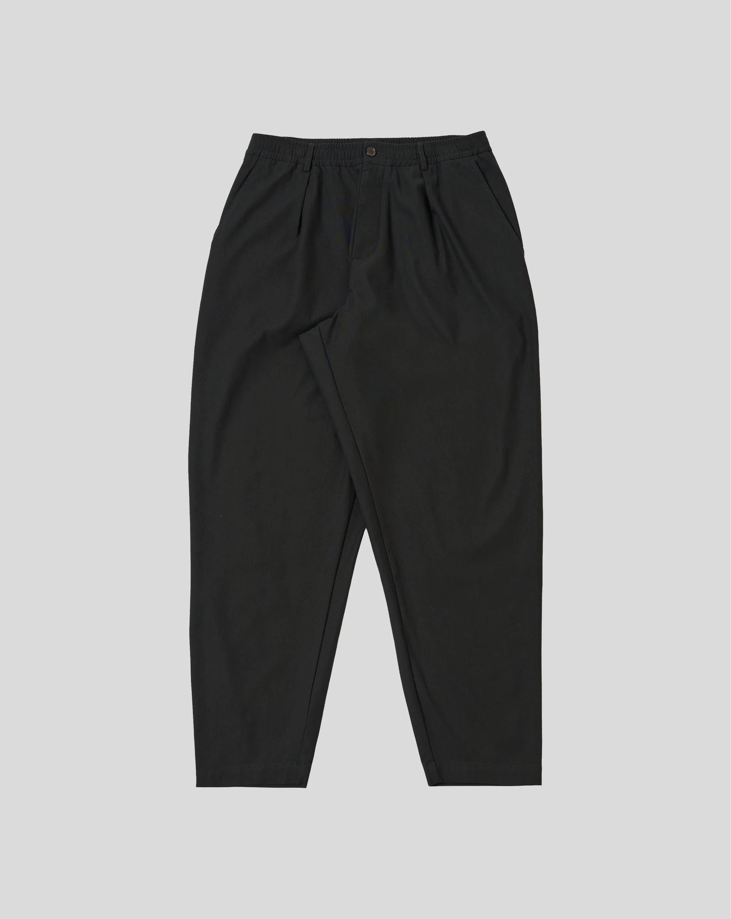 Pleated Track Pant - Black