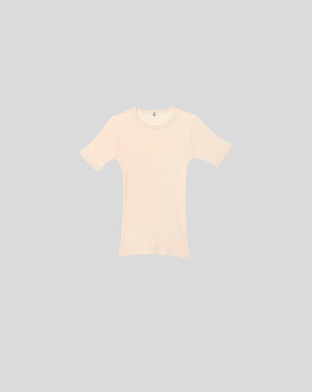 Heart short sleeve - Undyed