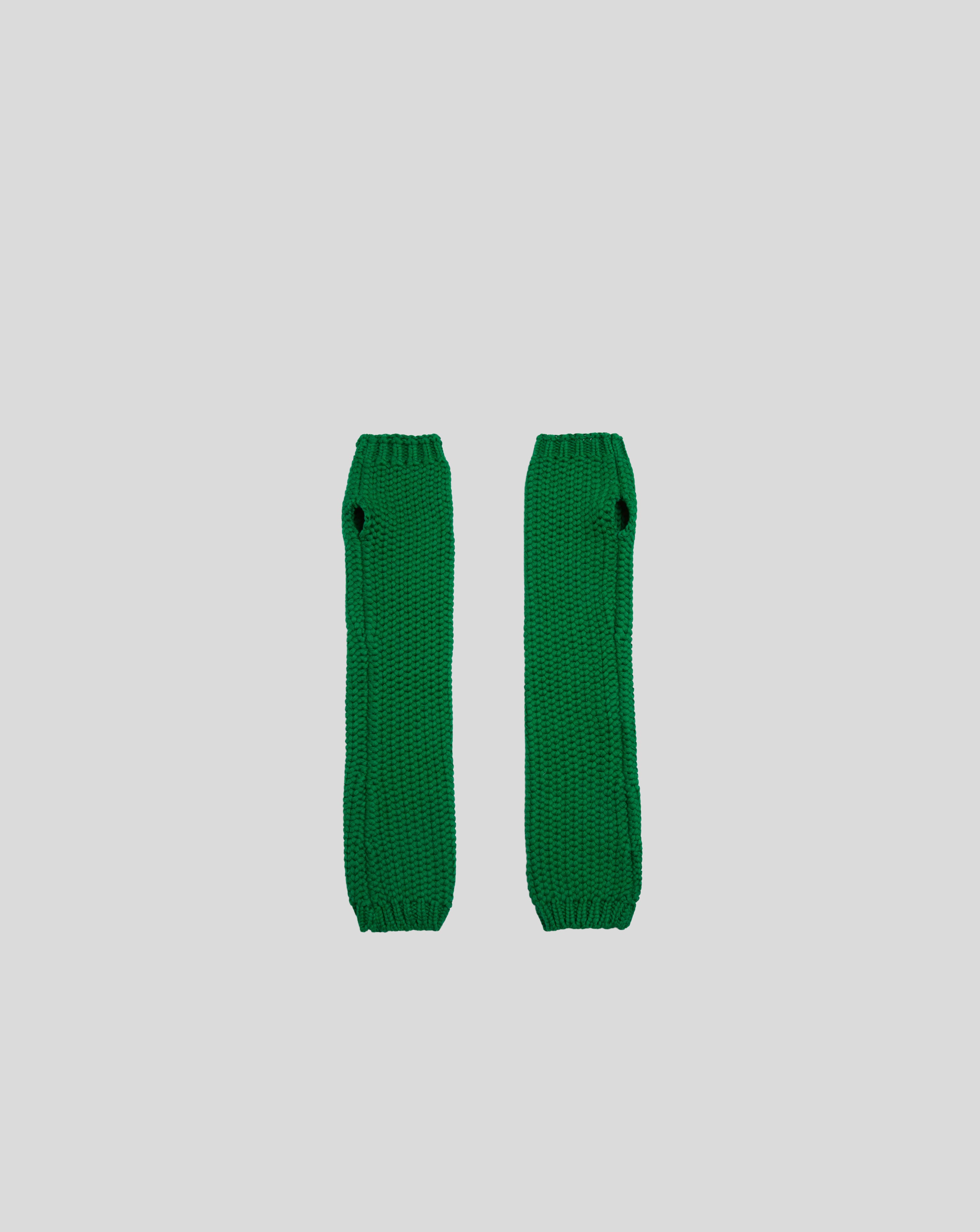 Fingerless gloves - Green