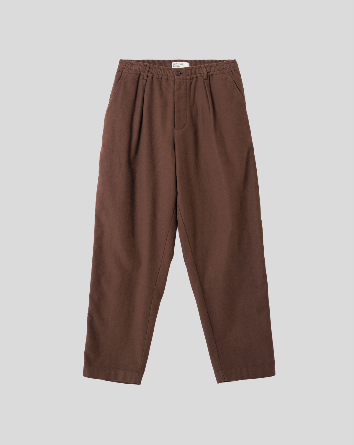 Universal Works - Pleated Track Pant - Brown