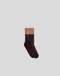 Bicolore Socks - Brown/Choco