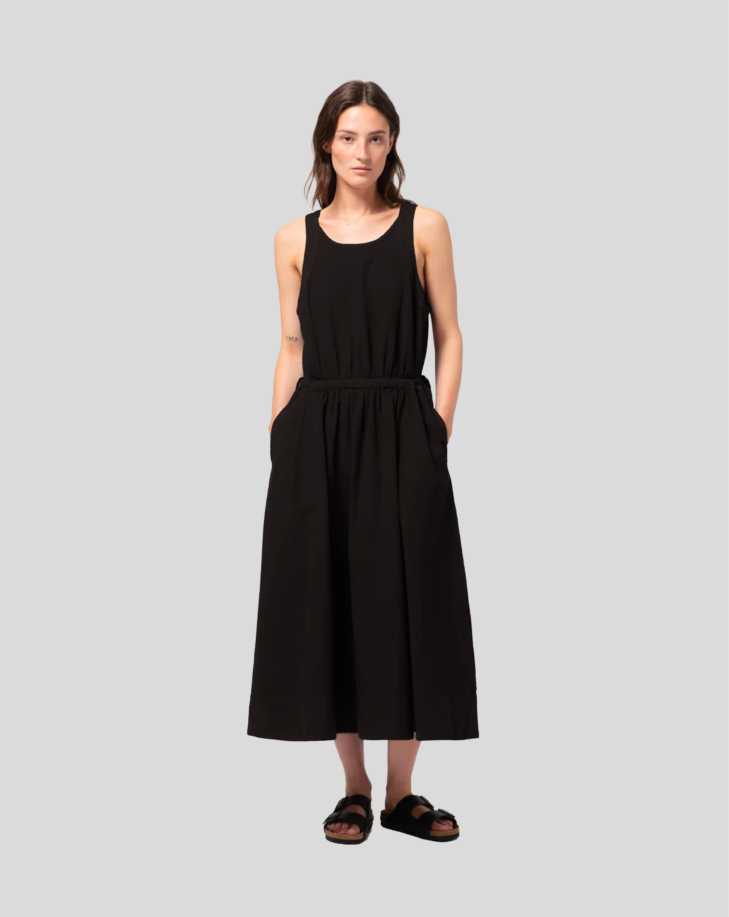 Apron dress - Black