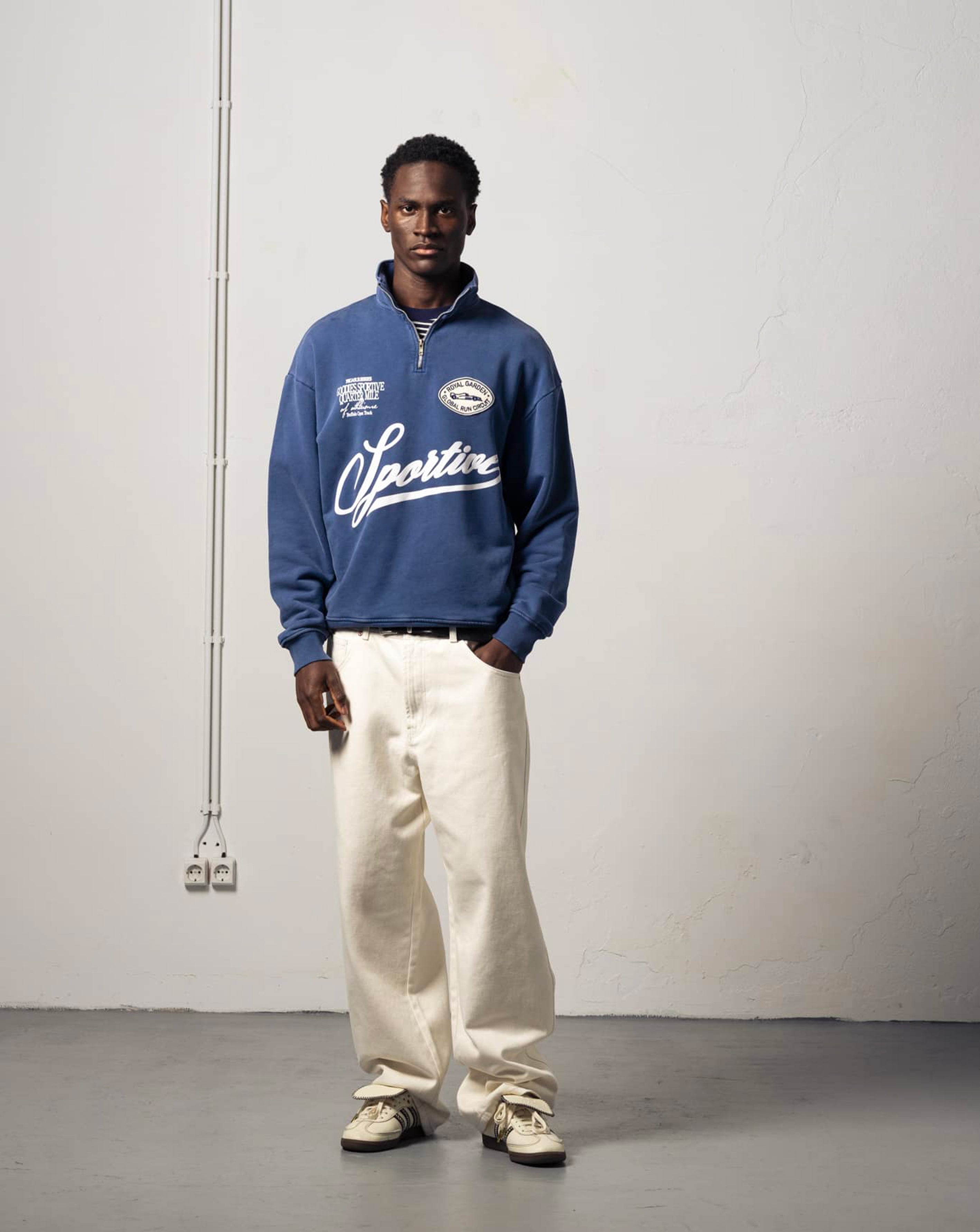 Royal Oxford Zip - Blue Fadeout