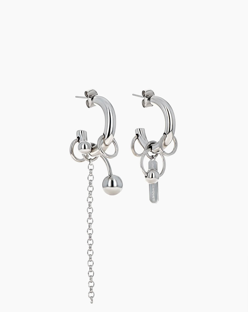 Evie Earrings - Palladium