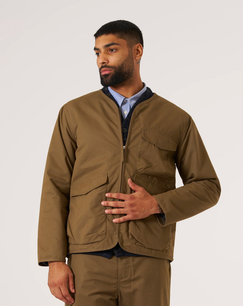 Brushed Jacket - Khaki