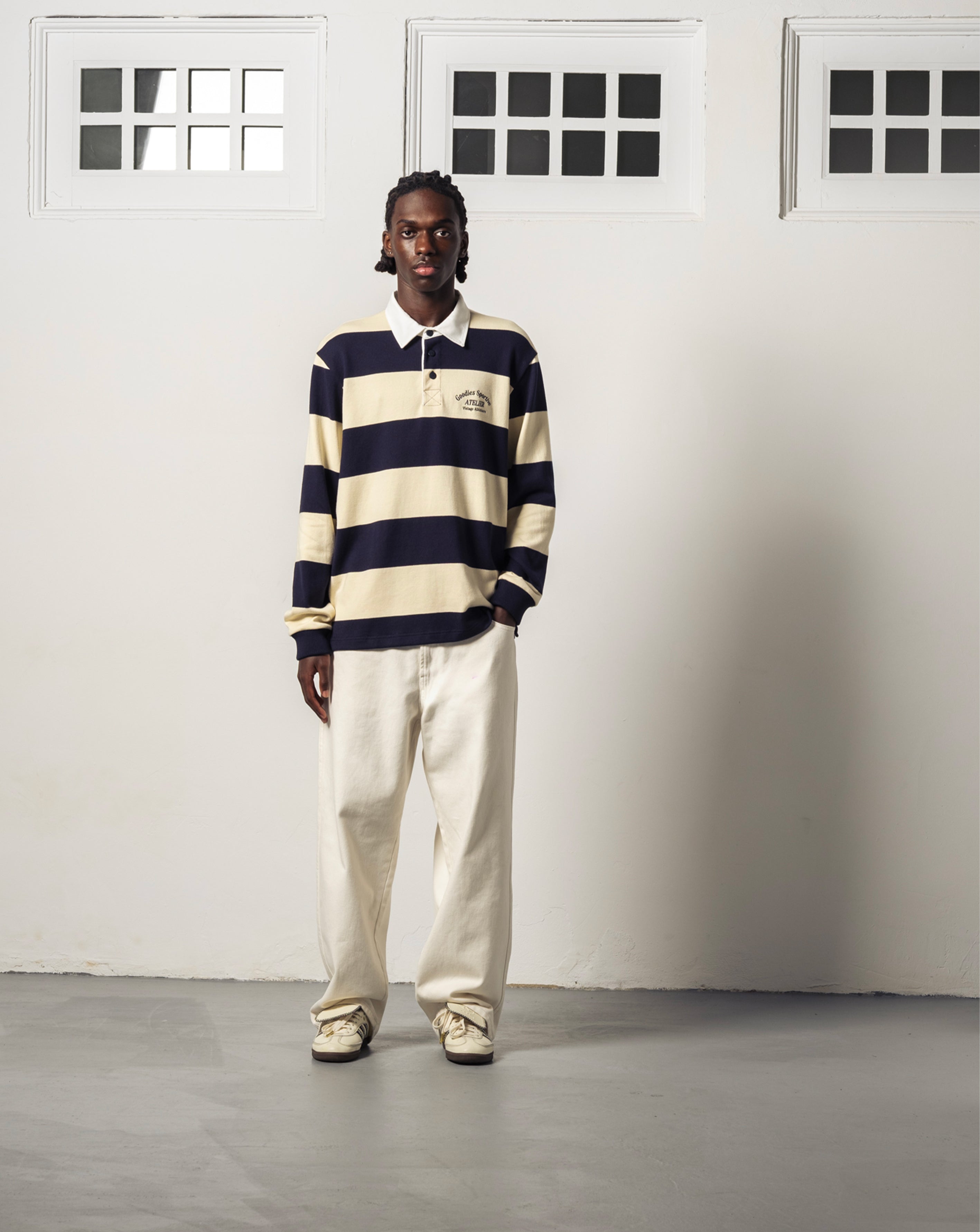 Rich Kid Prem - Ecru/Navy