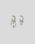 Anila earrings - Gold & Palladium