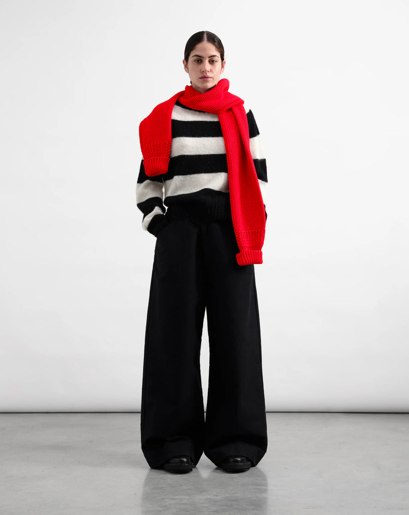 Jet Stripe - Black Cream