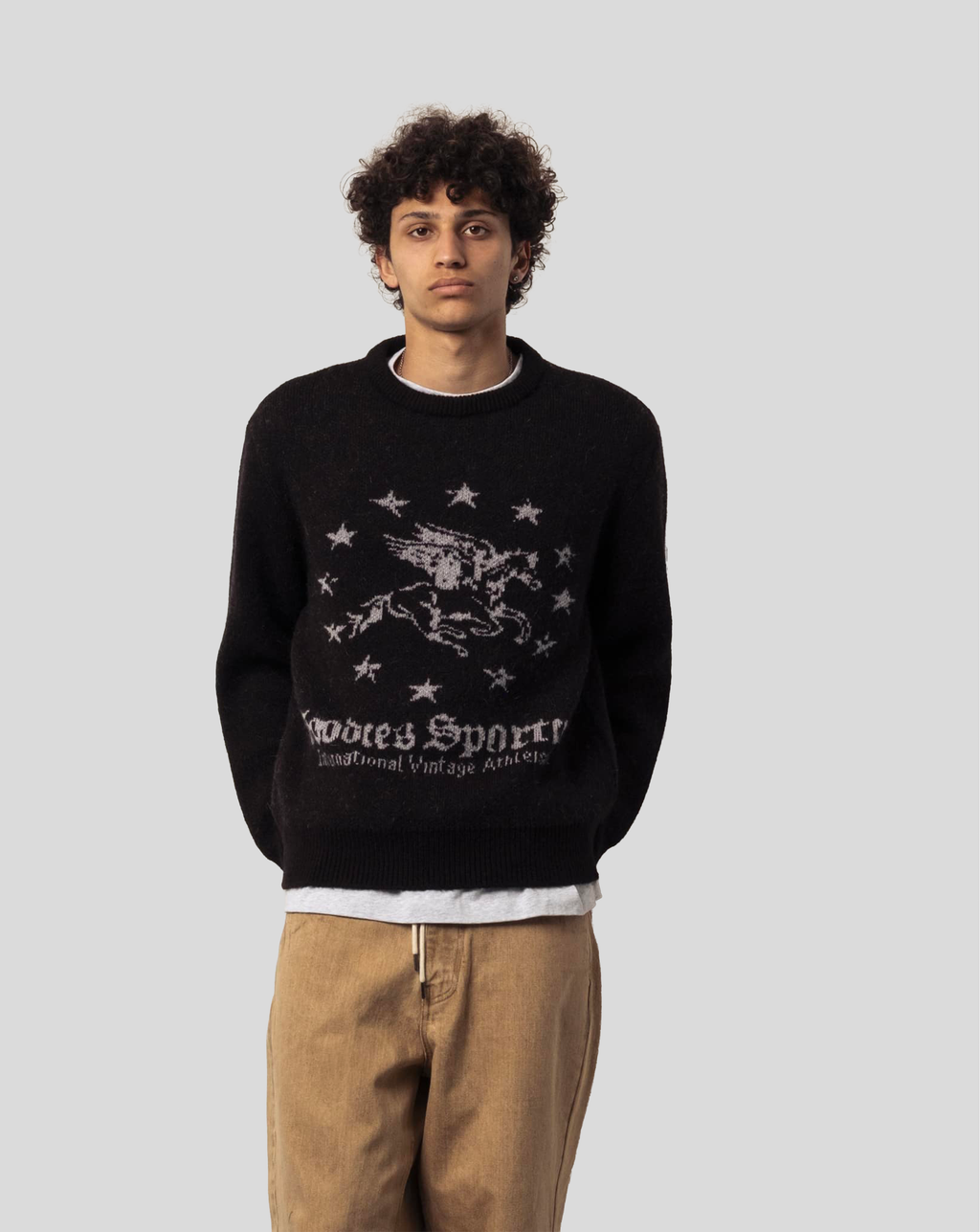 Goodies Sportive - Black Bean Knit - Black