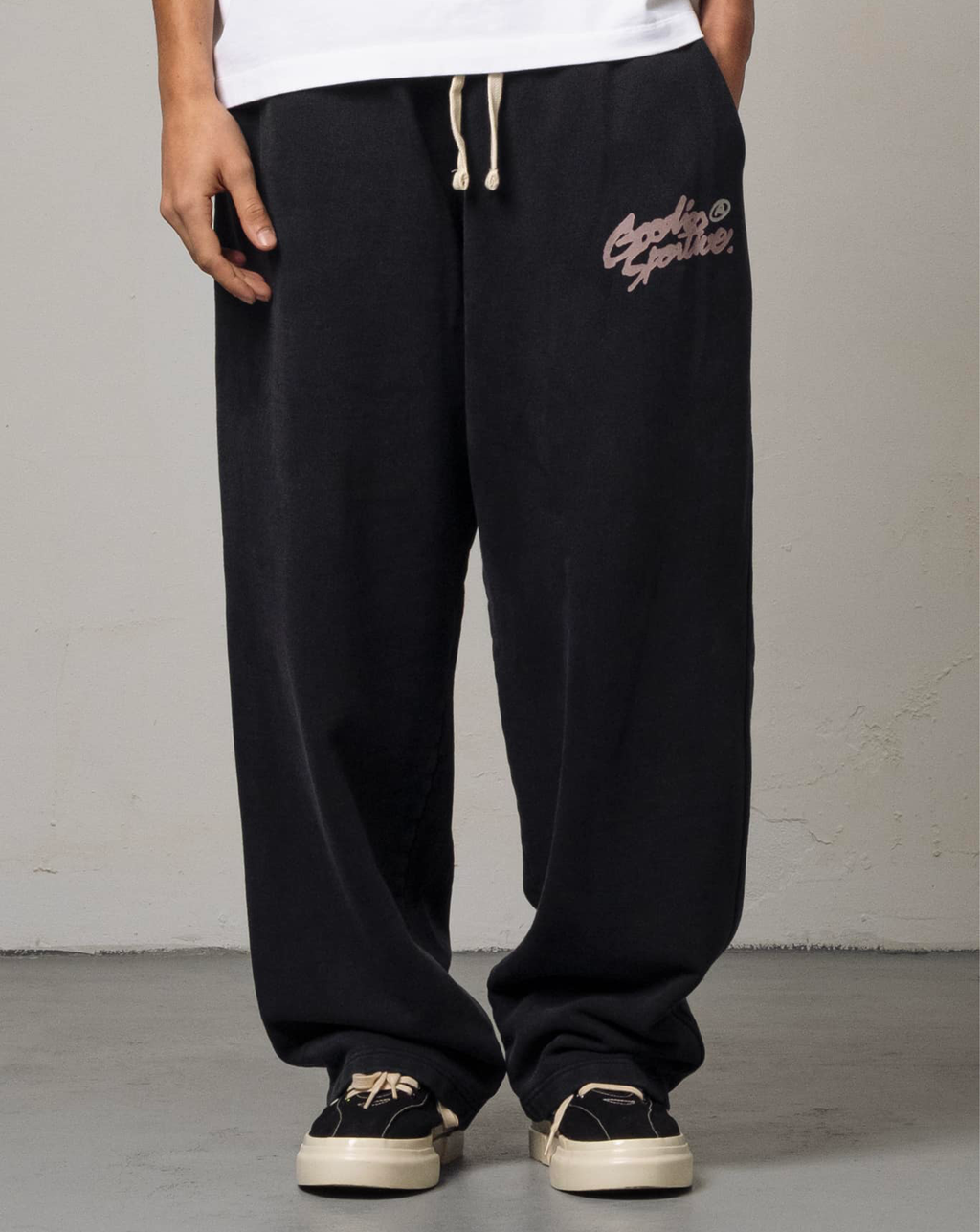 Goodies Sportive - Washed Pant - Black Washed