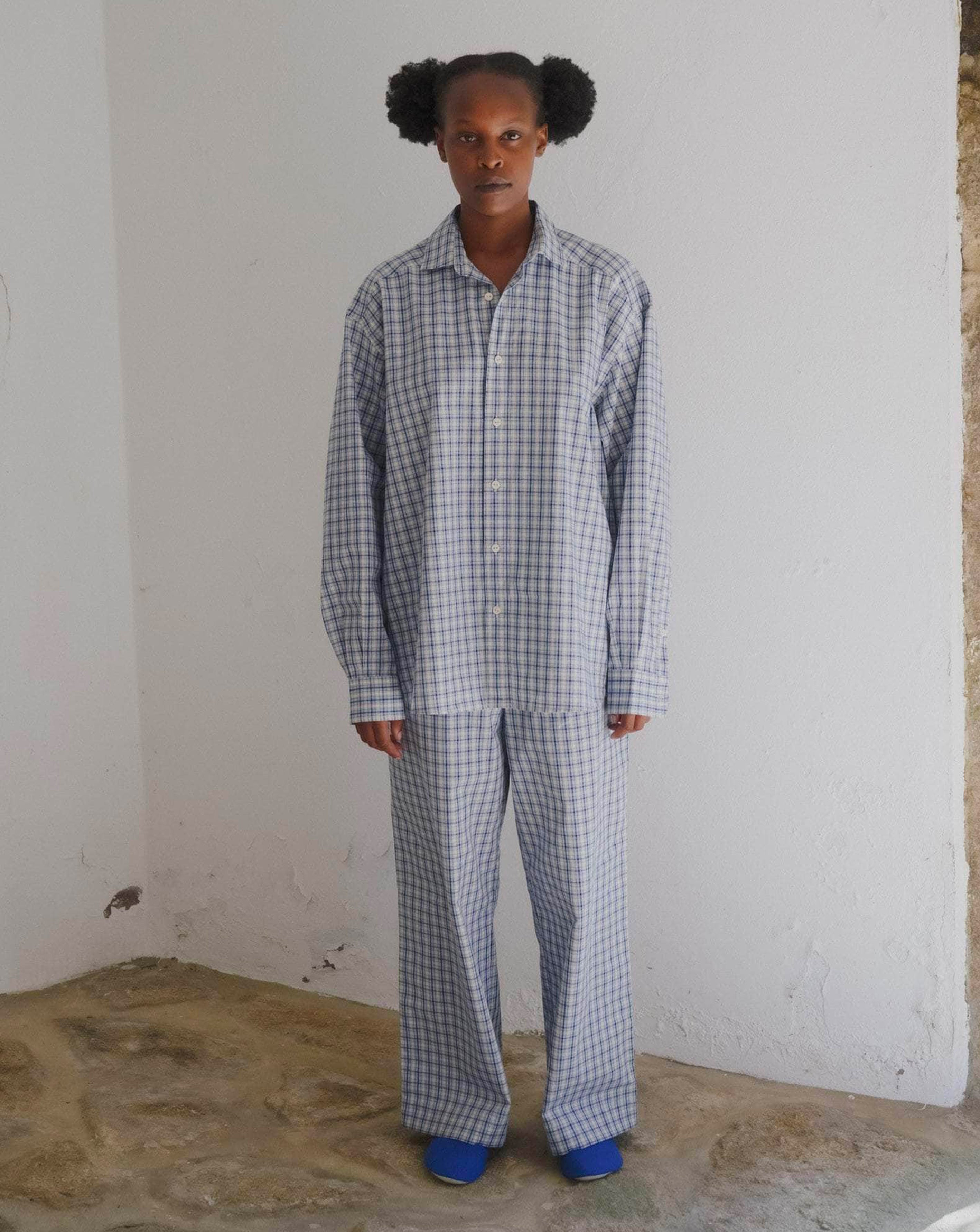 Claude Shirt - Blue Check