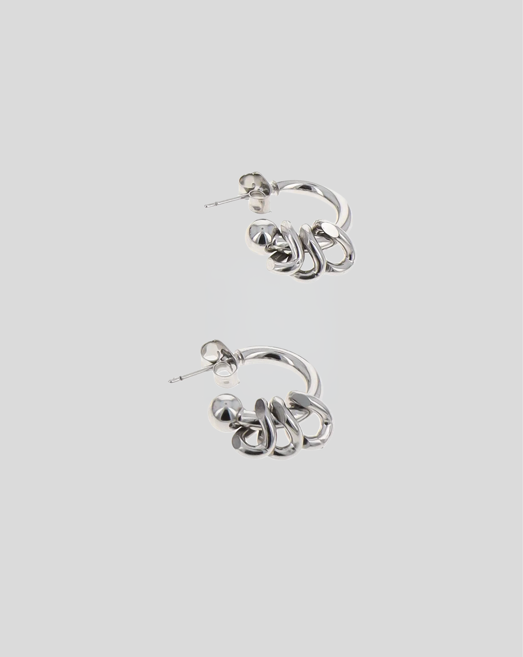 Alena earrings - Palladium
