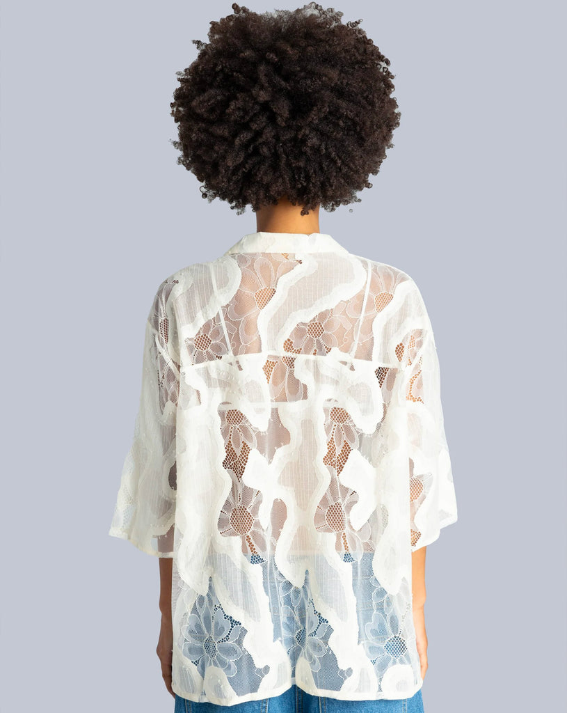 Over Sherr Lace - Off White