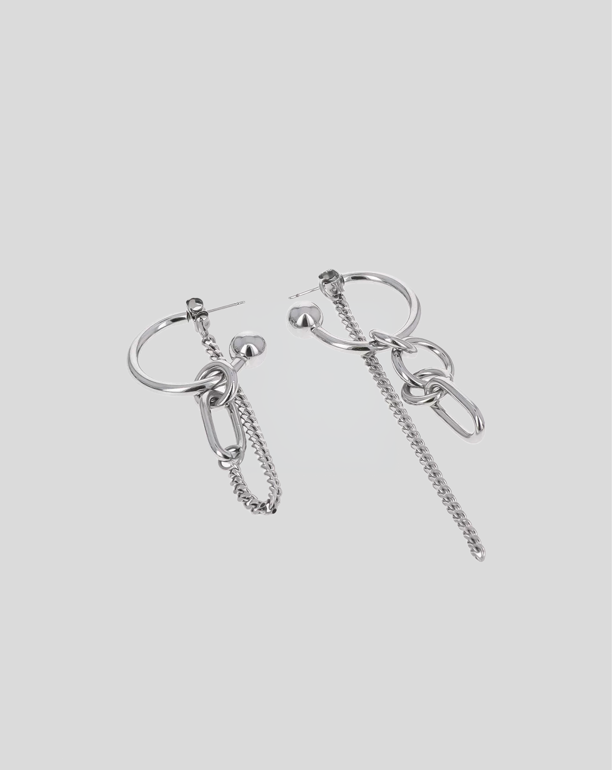 Allen earrings - Palladium