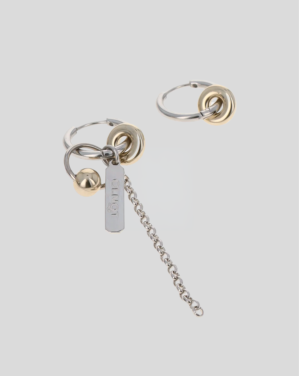 Kali earrings - Gold & Palladium