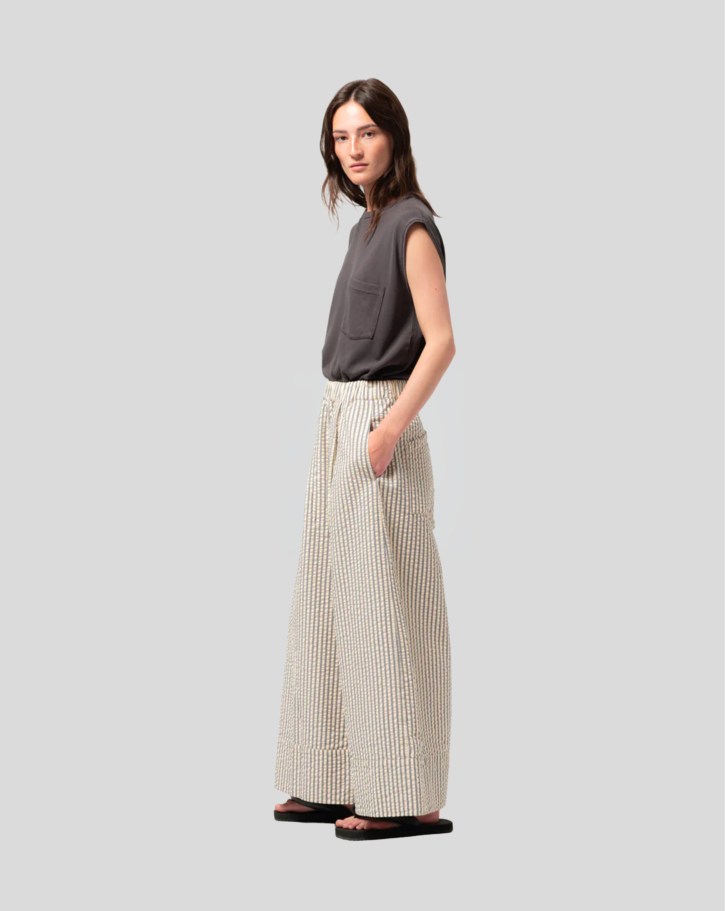 Culotte - Iron/Off White