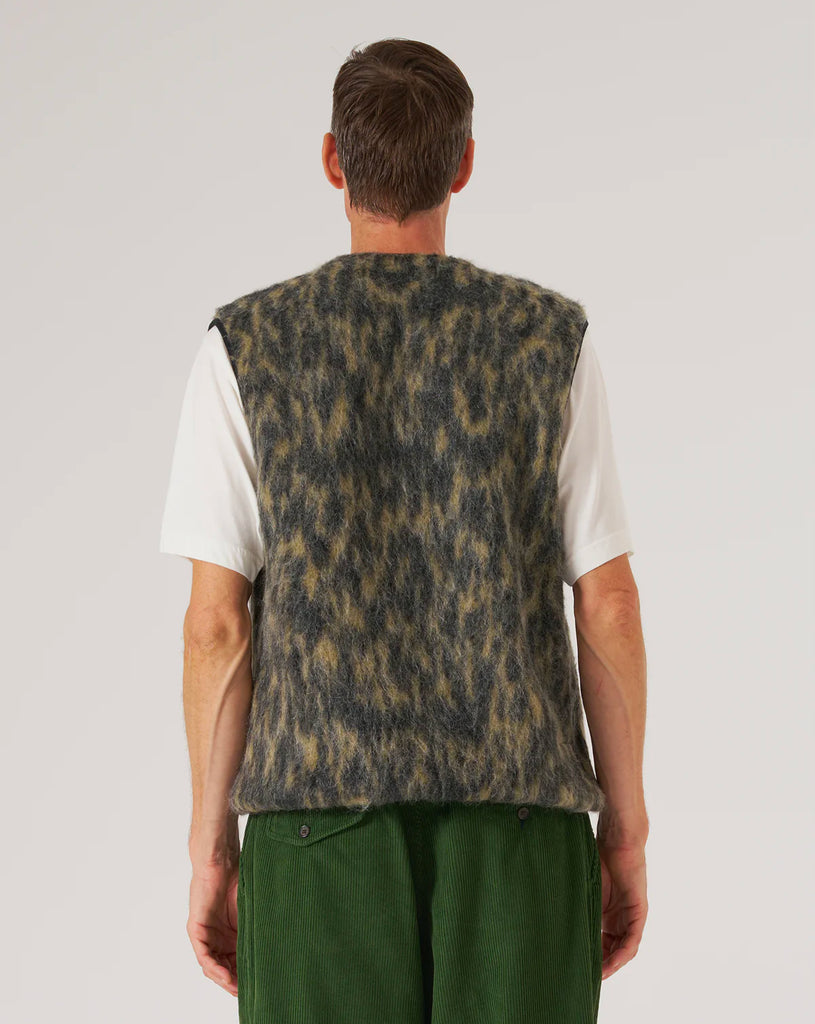 Zip Gilet - Charcoal Dolce fleece