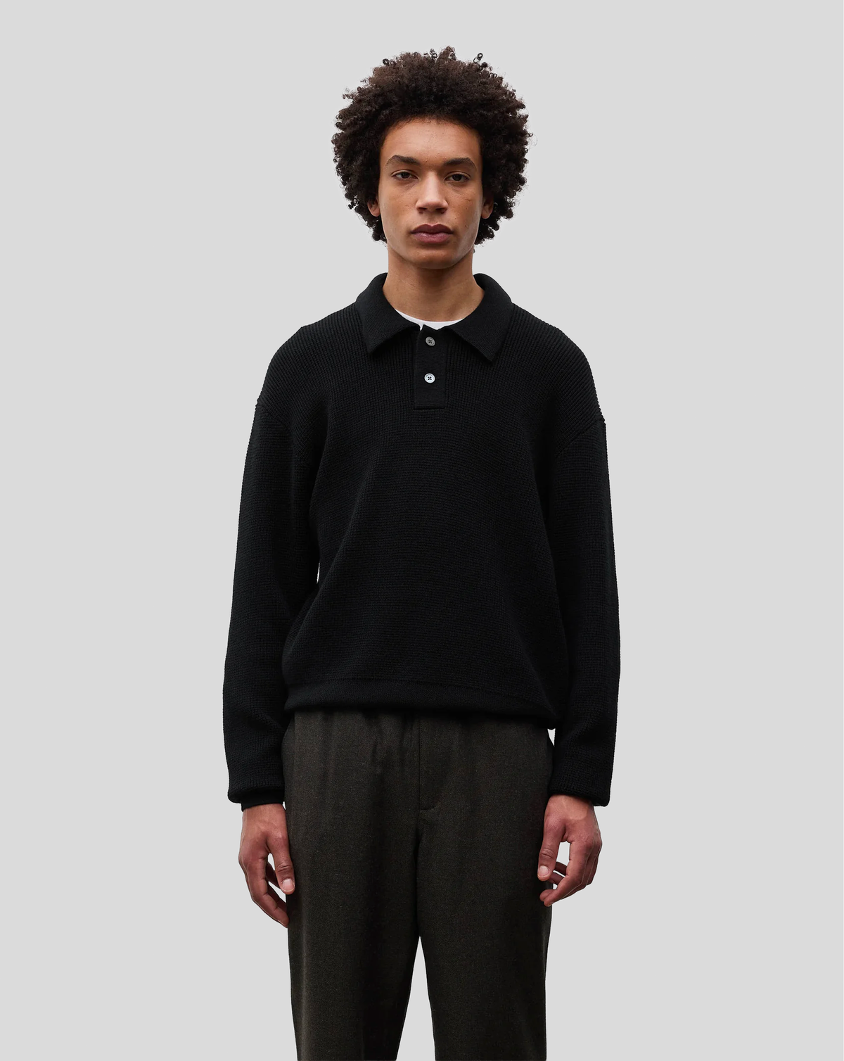 Norse Projects - Swanfolk Polo - Black