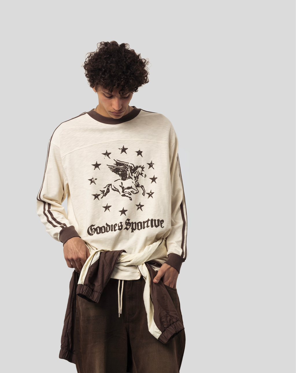 Sporty 80's - Ecru/Brown