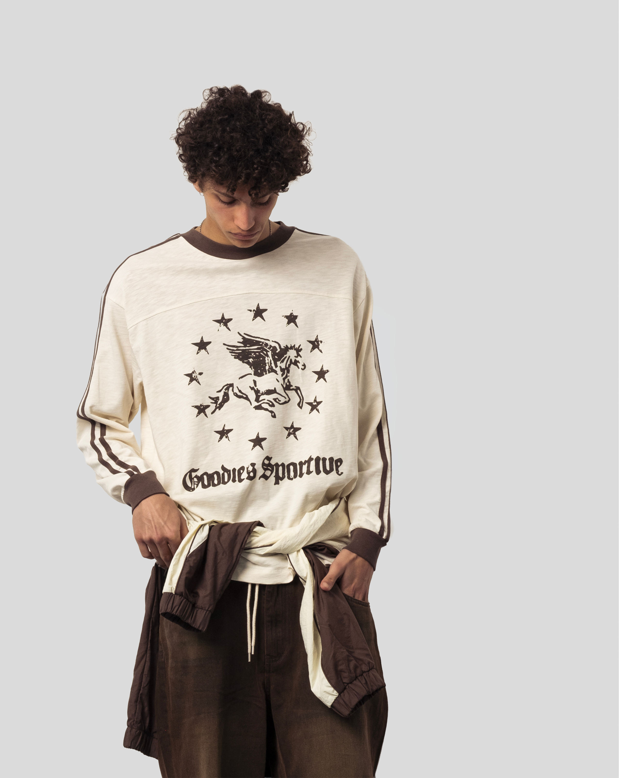 Sporty 80's - Ecru/Brown