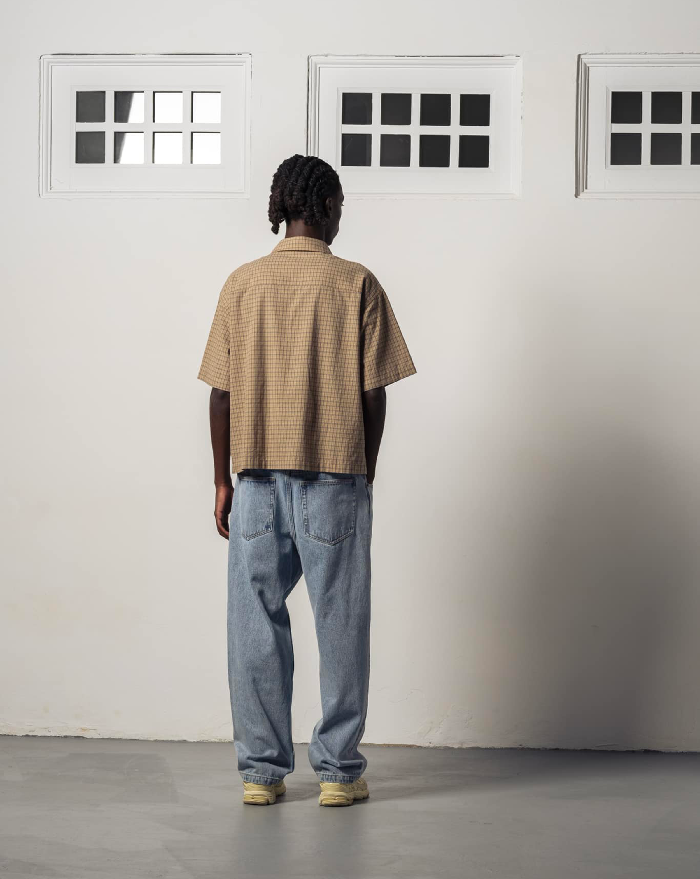 Moss boxy shirt - Caramel