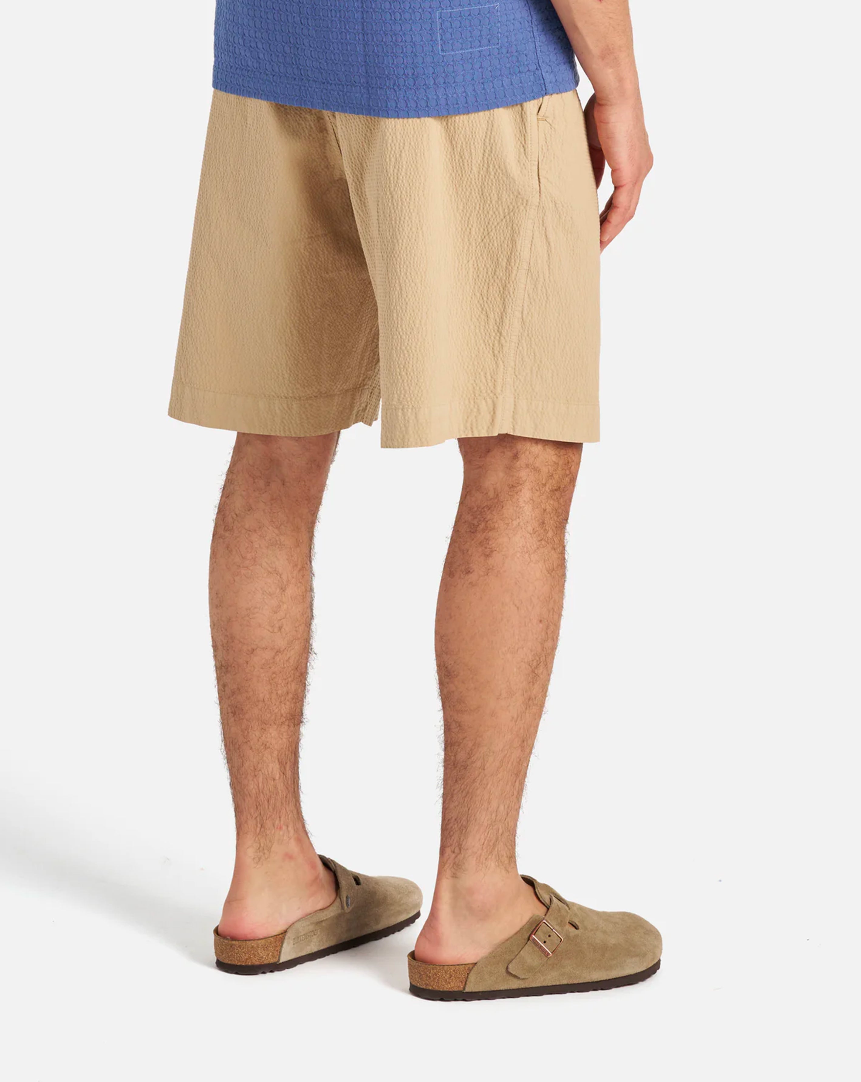 Pleated Track Short - Sand