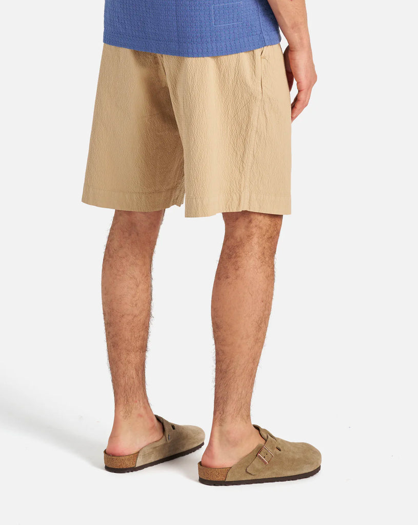 Pleated Track Short - Sand