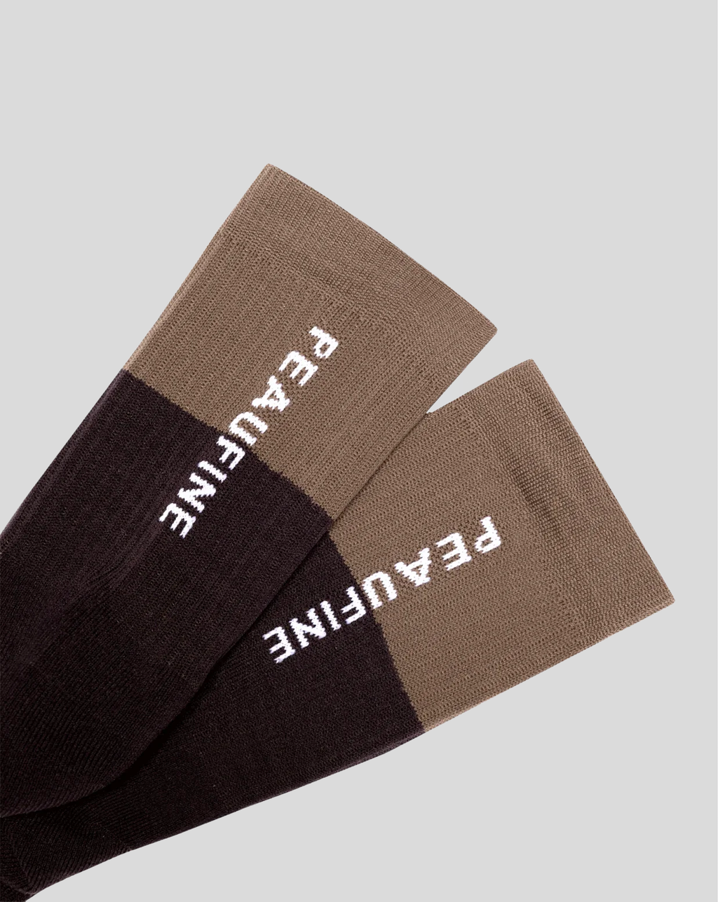 Bicolore Socks - Brown/Choco