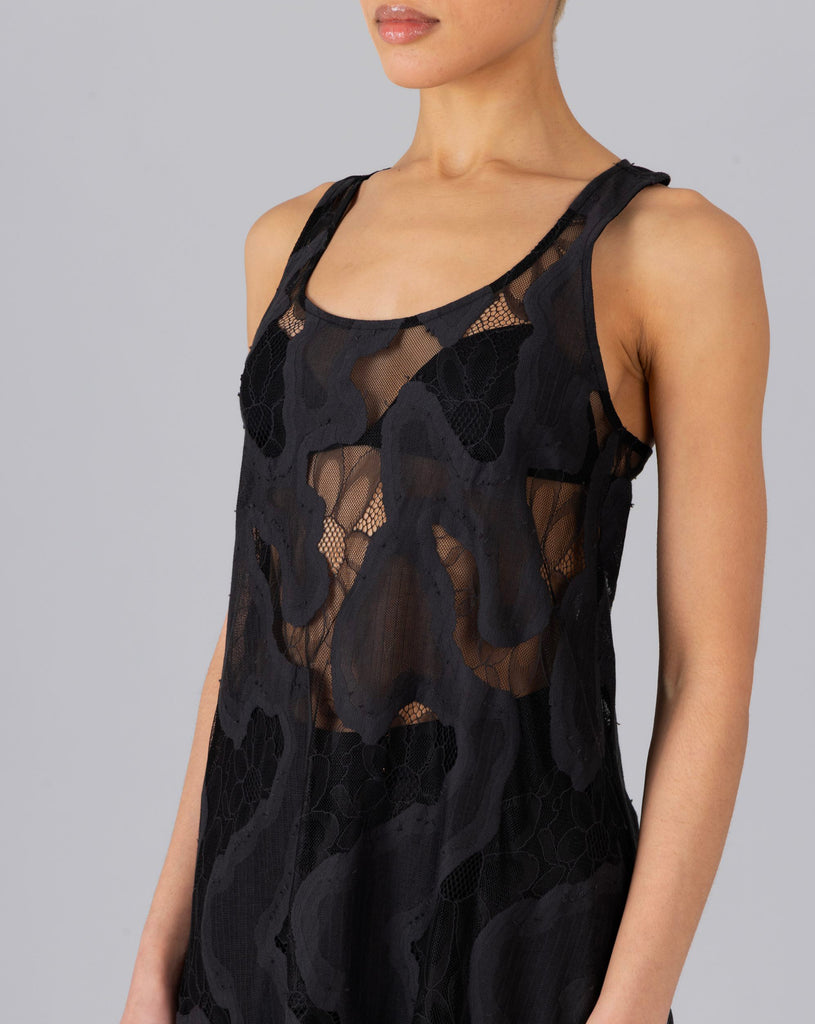 Sherr Lace Slip - Black