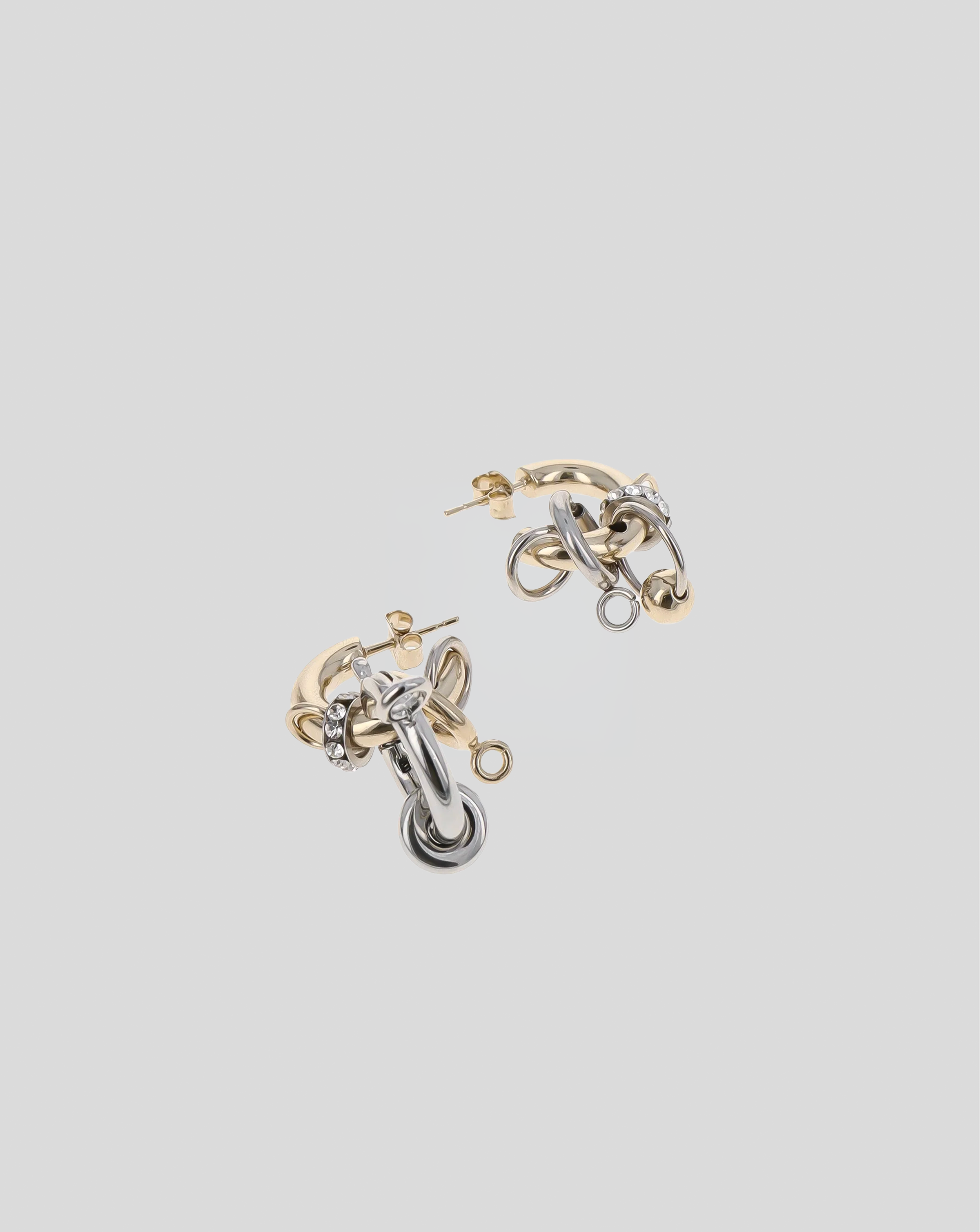 Anila earrings - Gold & Palladium