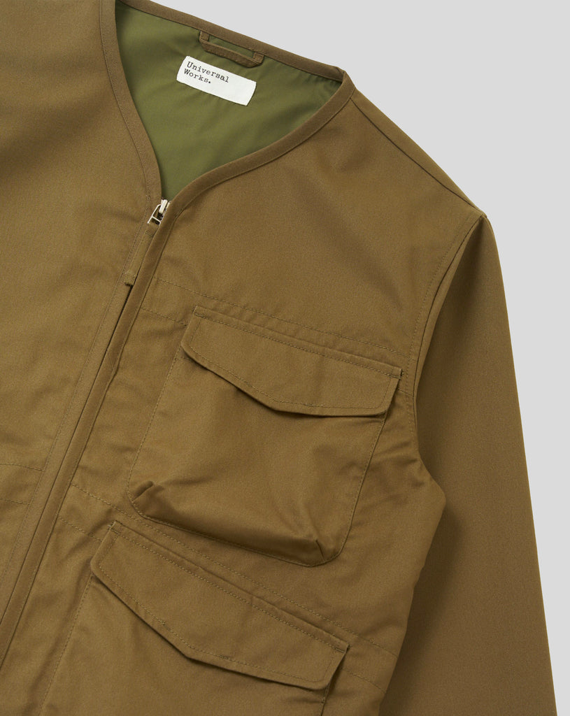 Brushed Jacket - Khaki