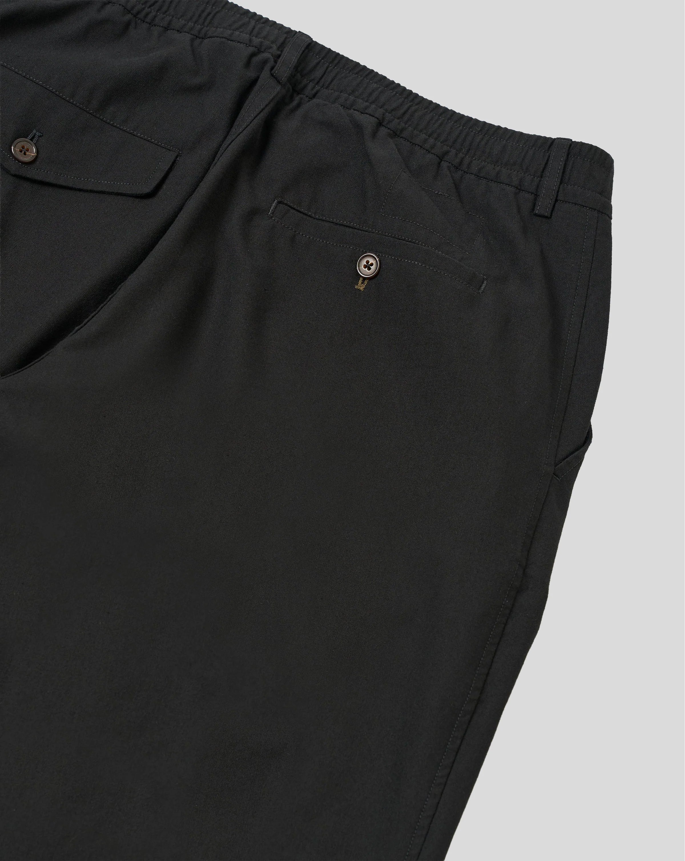 Pleated Track Pant - Black