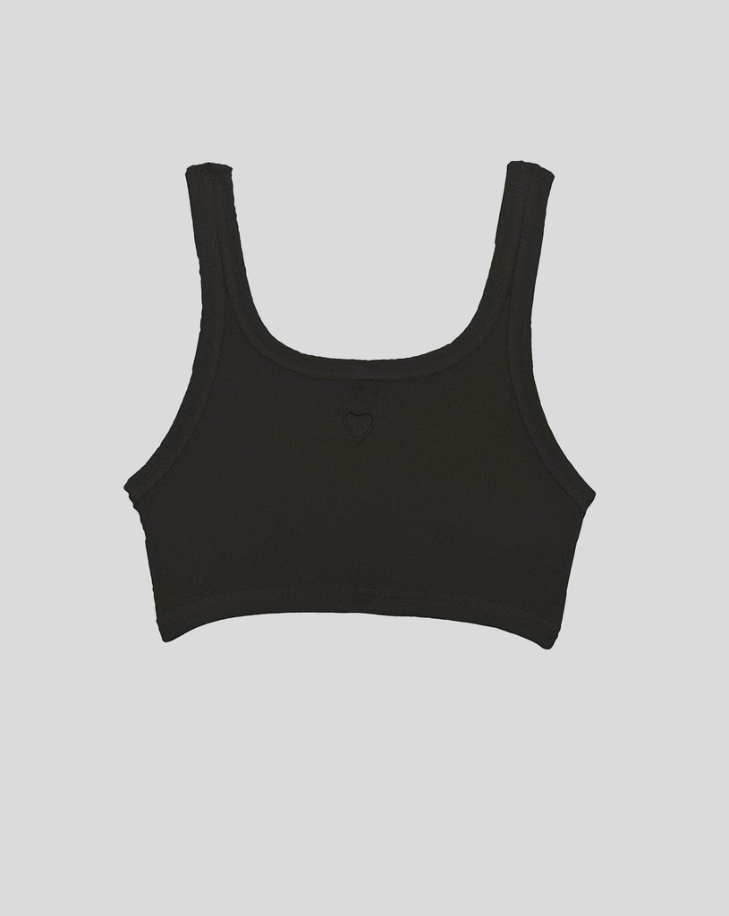Heart Bra - Black