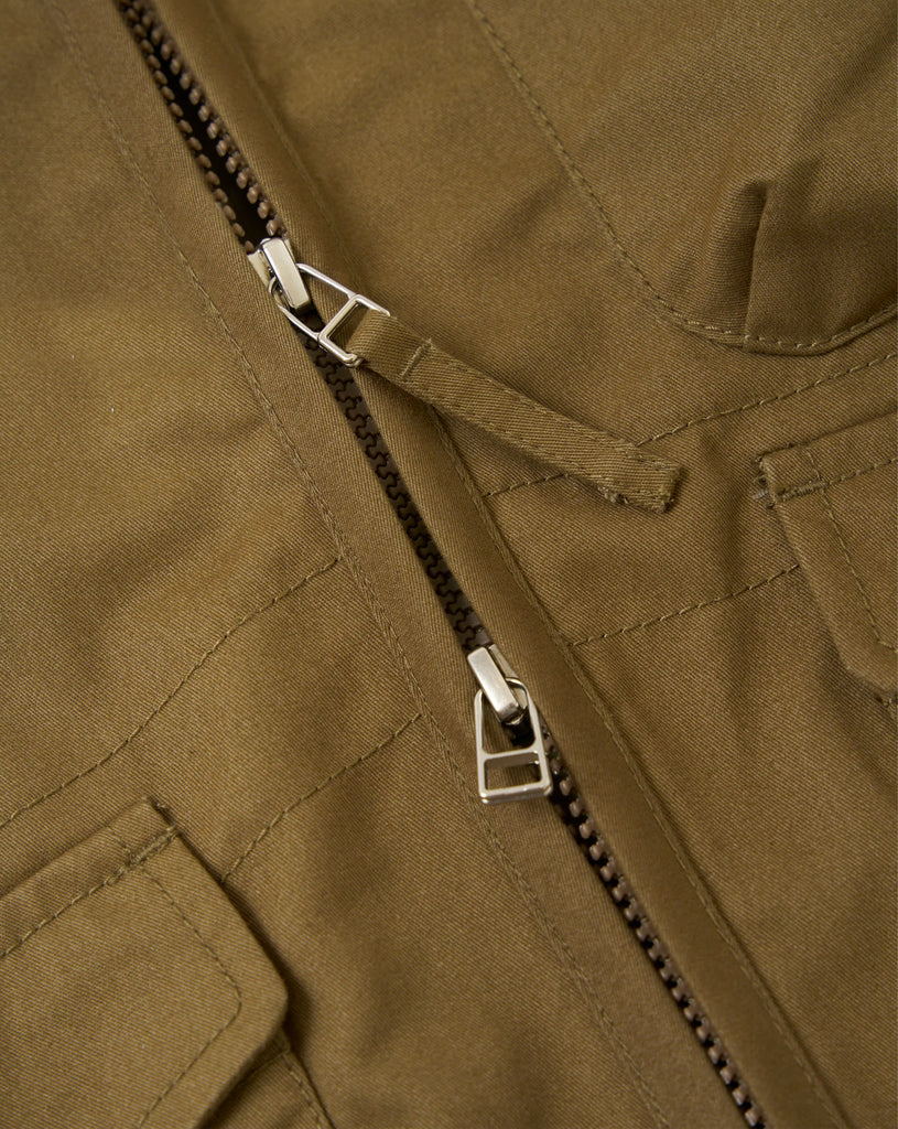 Brushed Jacket - Khaki