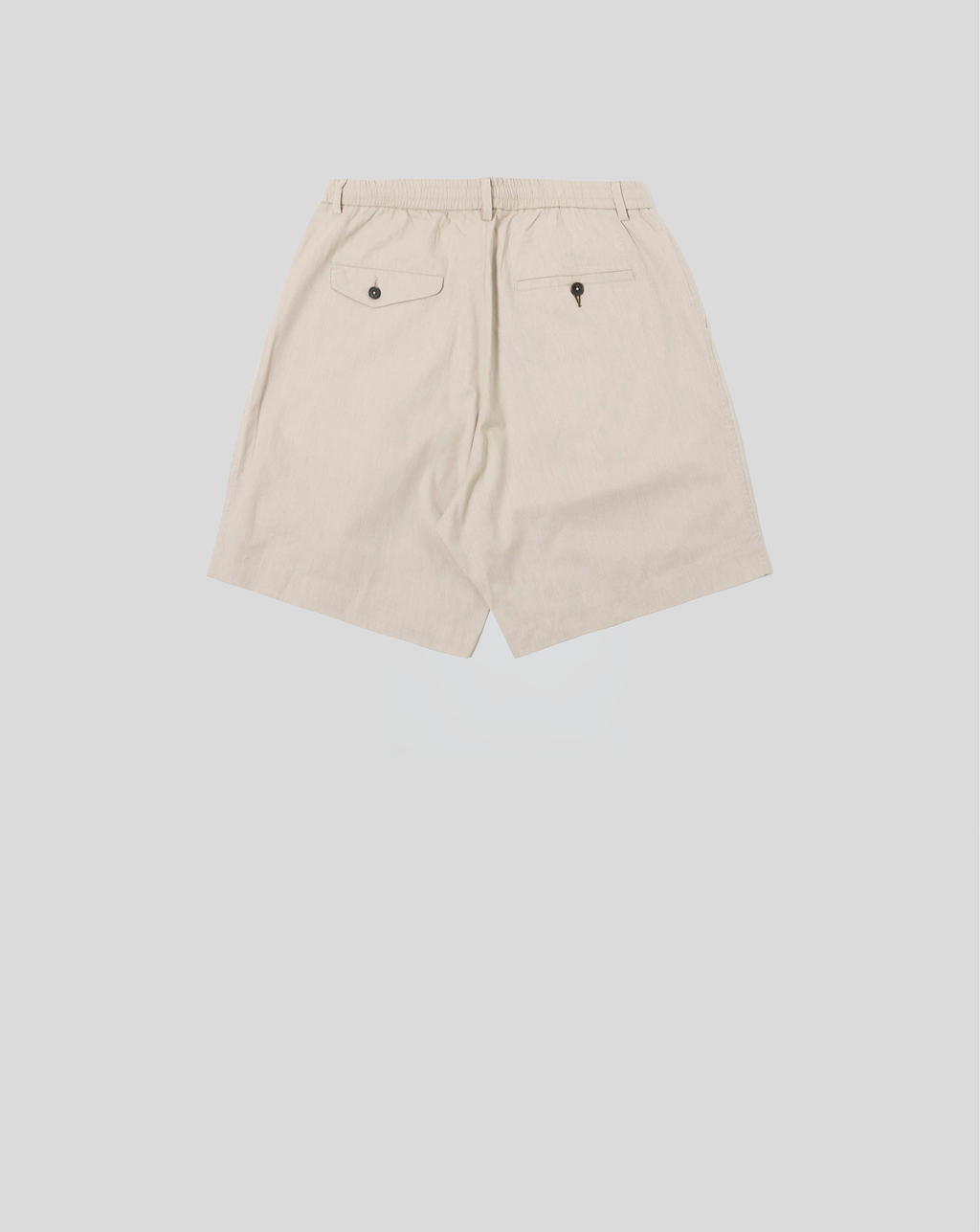 Pleated Track Short - Brown Stripe