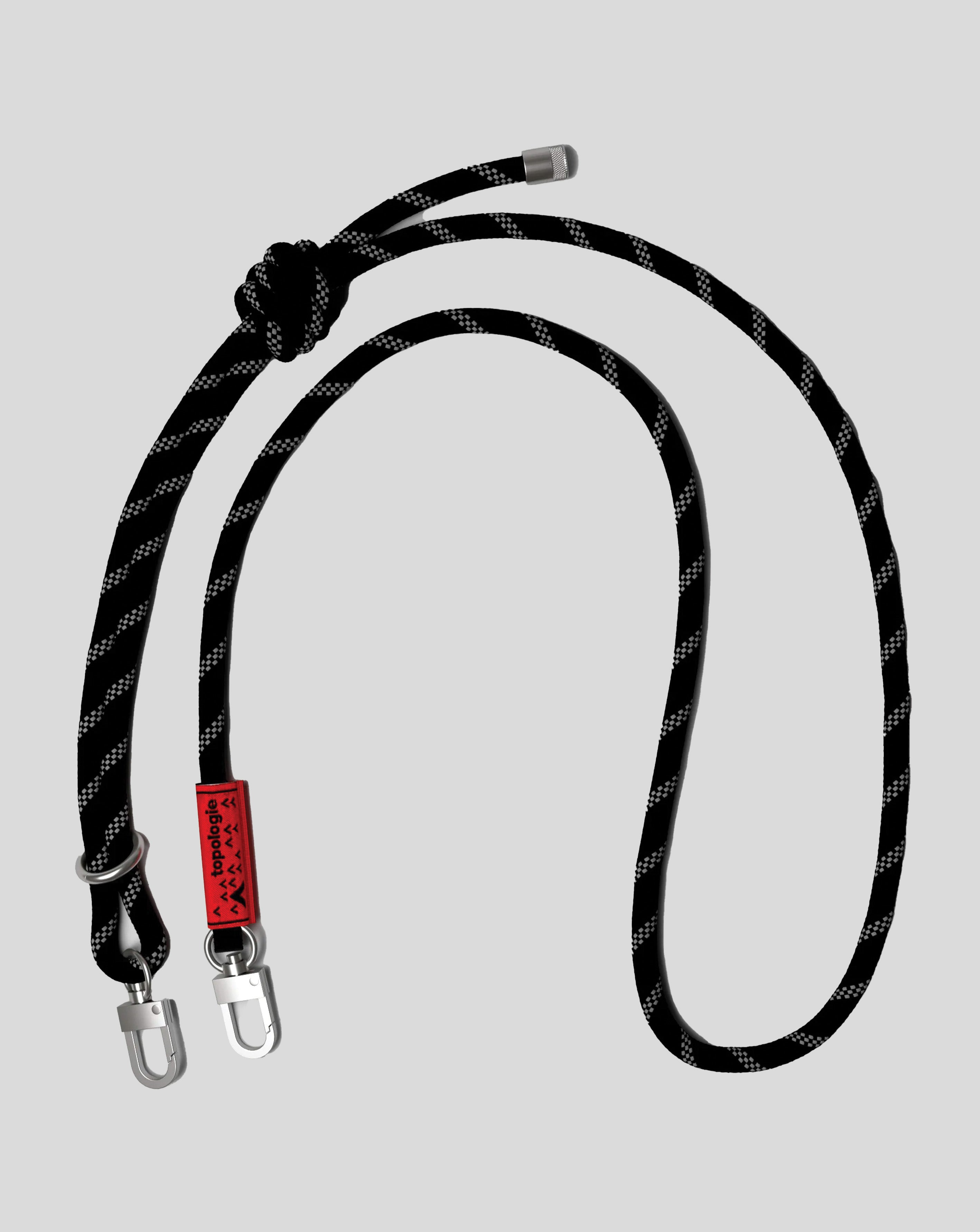 8mm Strap - Black Reflective