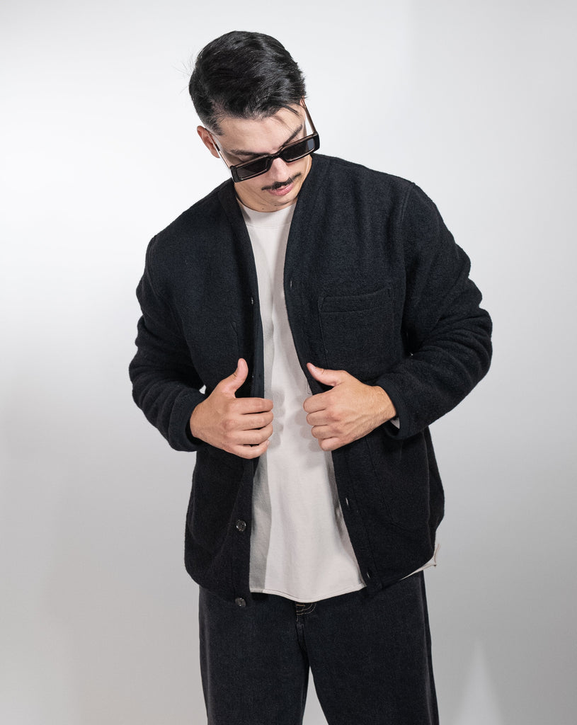 Cardigan Universal Works Black - Boutique Carnaby