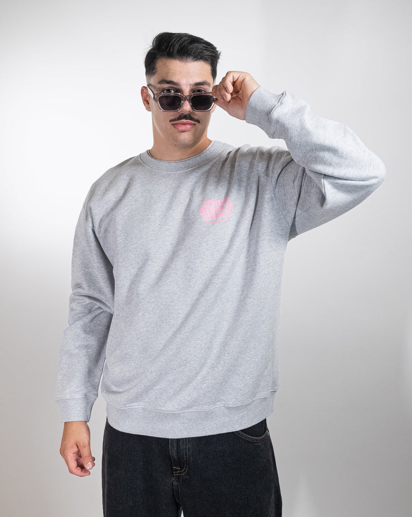 Sweat Bisous skateboard Grease Sport grey - Boutique Carnaby