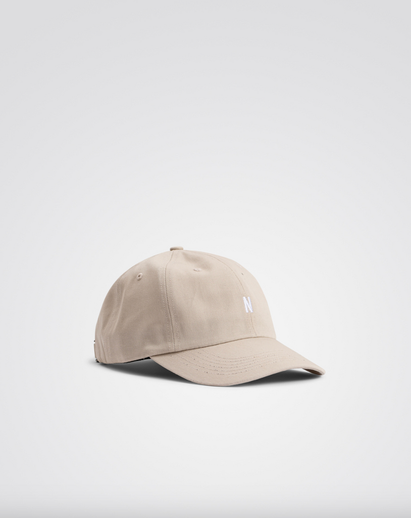Casquette Twill sports cap Marble white - Boutique Carnaby