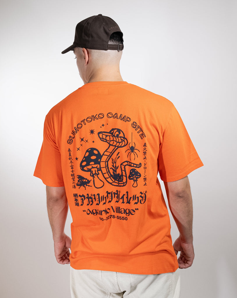 T-shirt Edwin Agaric Village Tangerine - Boutique Carnaby